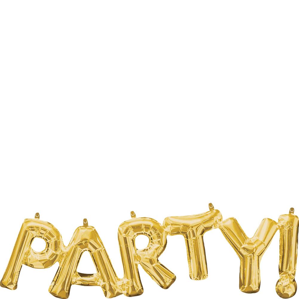 PARTY! Block Phrase Gold (1ct)