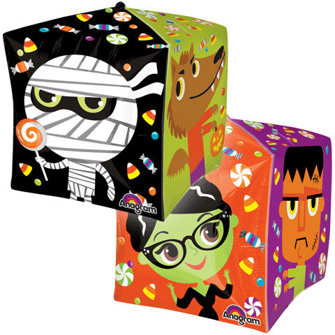 15" TRICK OR TREAT MONSTERS CUBEZ
