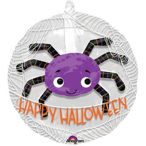 24" Purple Spider Insider Super Shape Foil Balloon