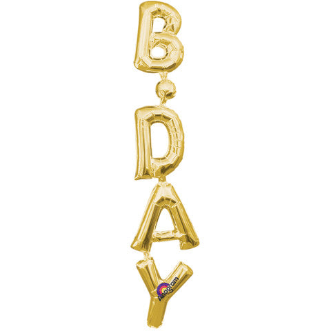 BDAY GOLD VERTICAL PHRASE