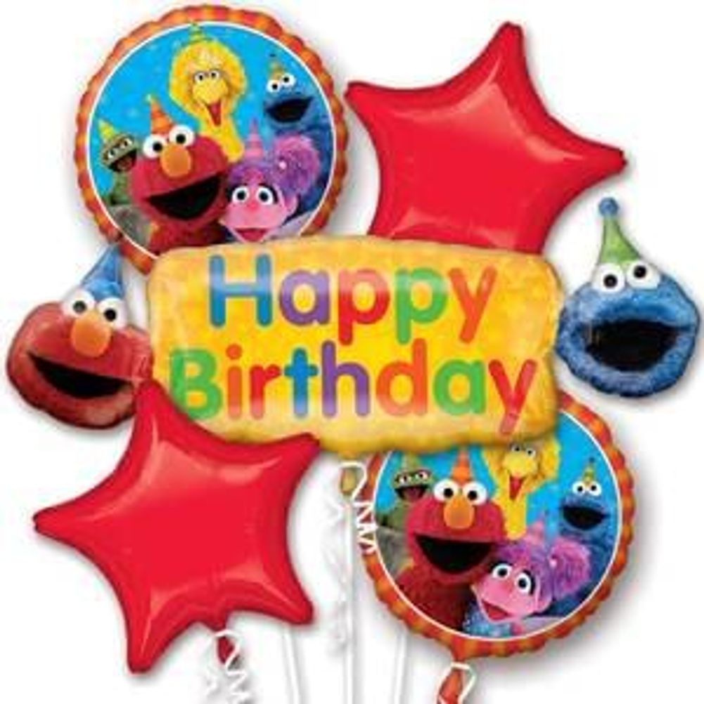 SESAME STREET FUN BOUQUET OF BALLOONS
