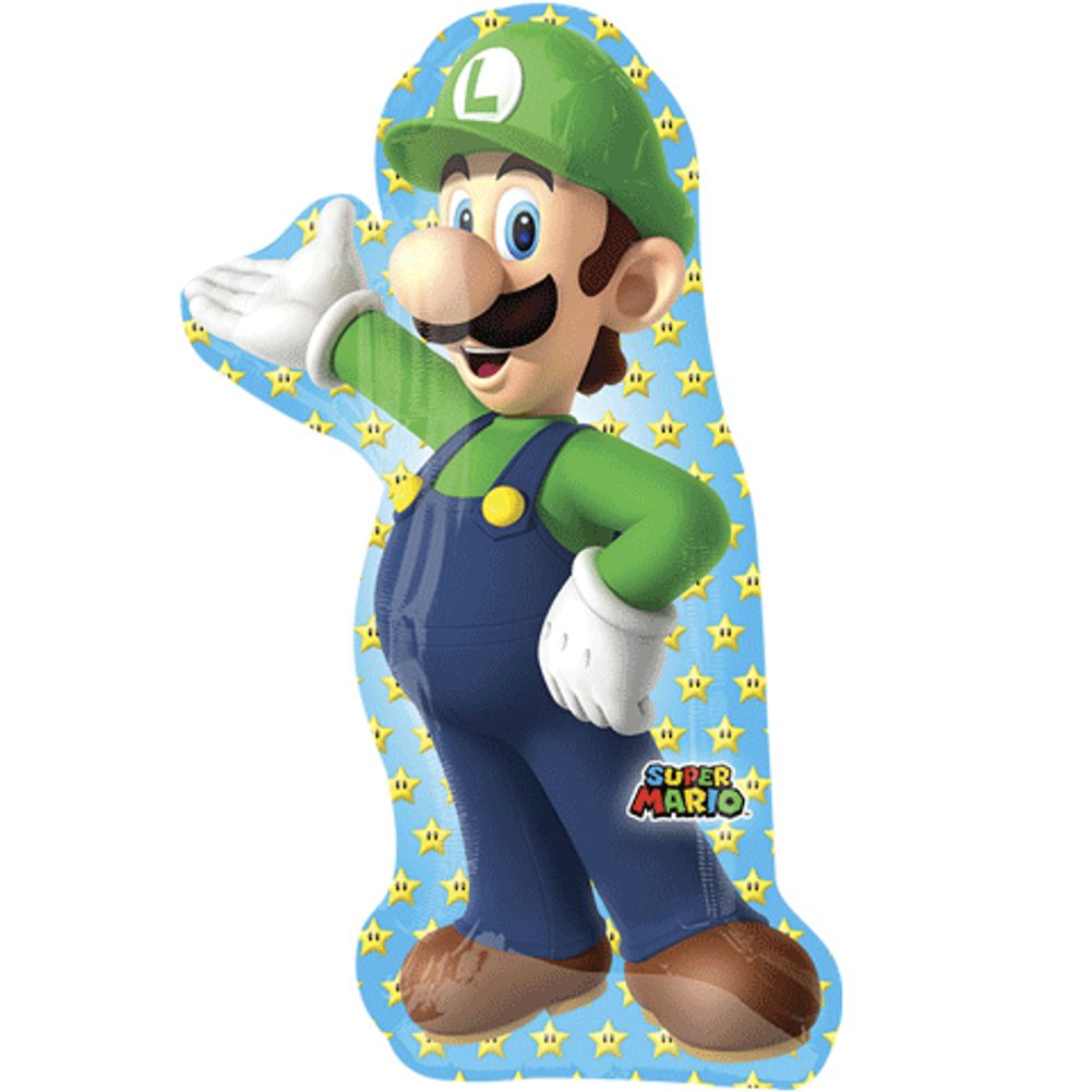 MARIO BROS. LUIGI SUPER SHAPE