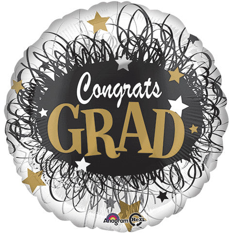 18" TIME TO CELEBRATE GRAD HX