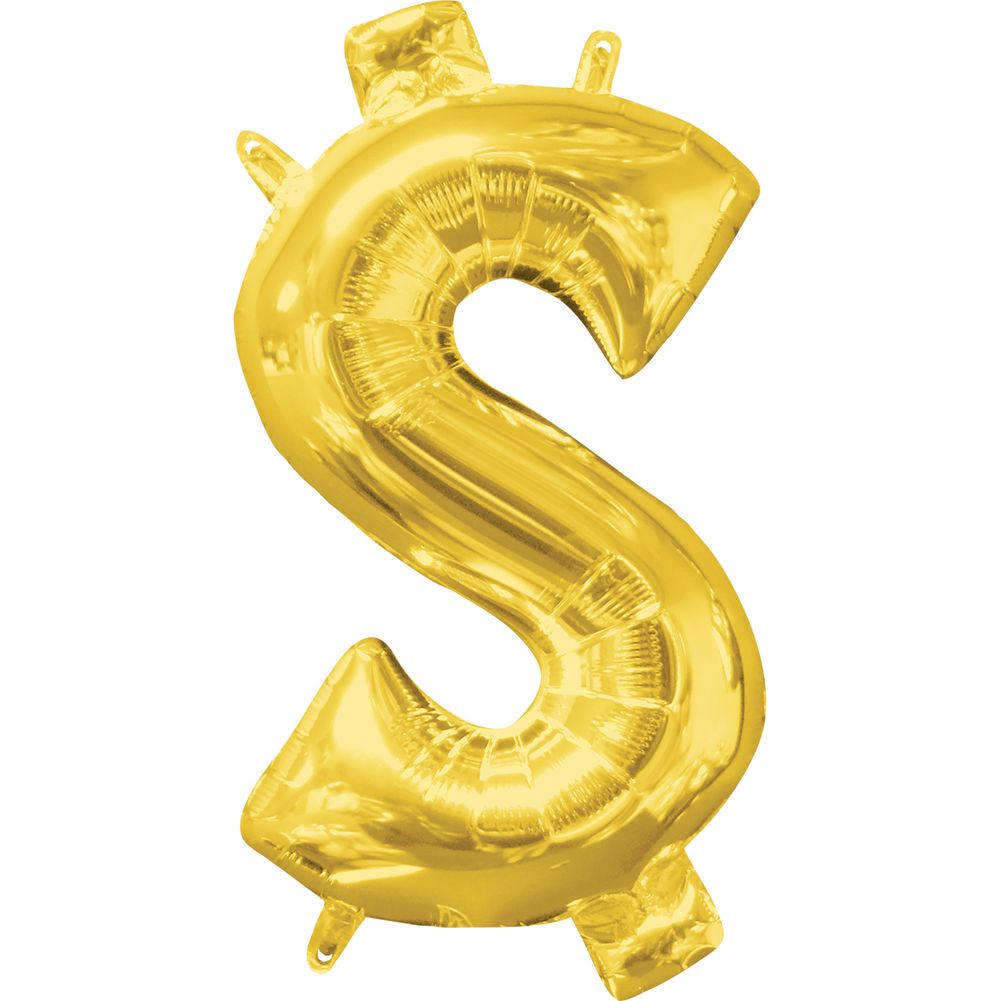 16" SYMBOL $ GOLD