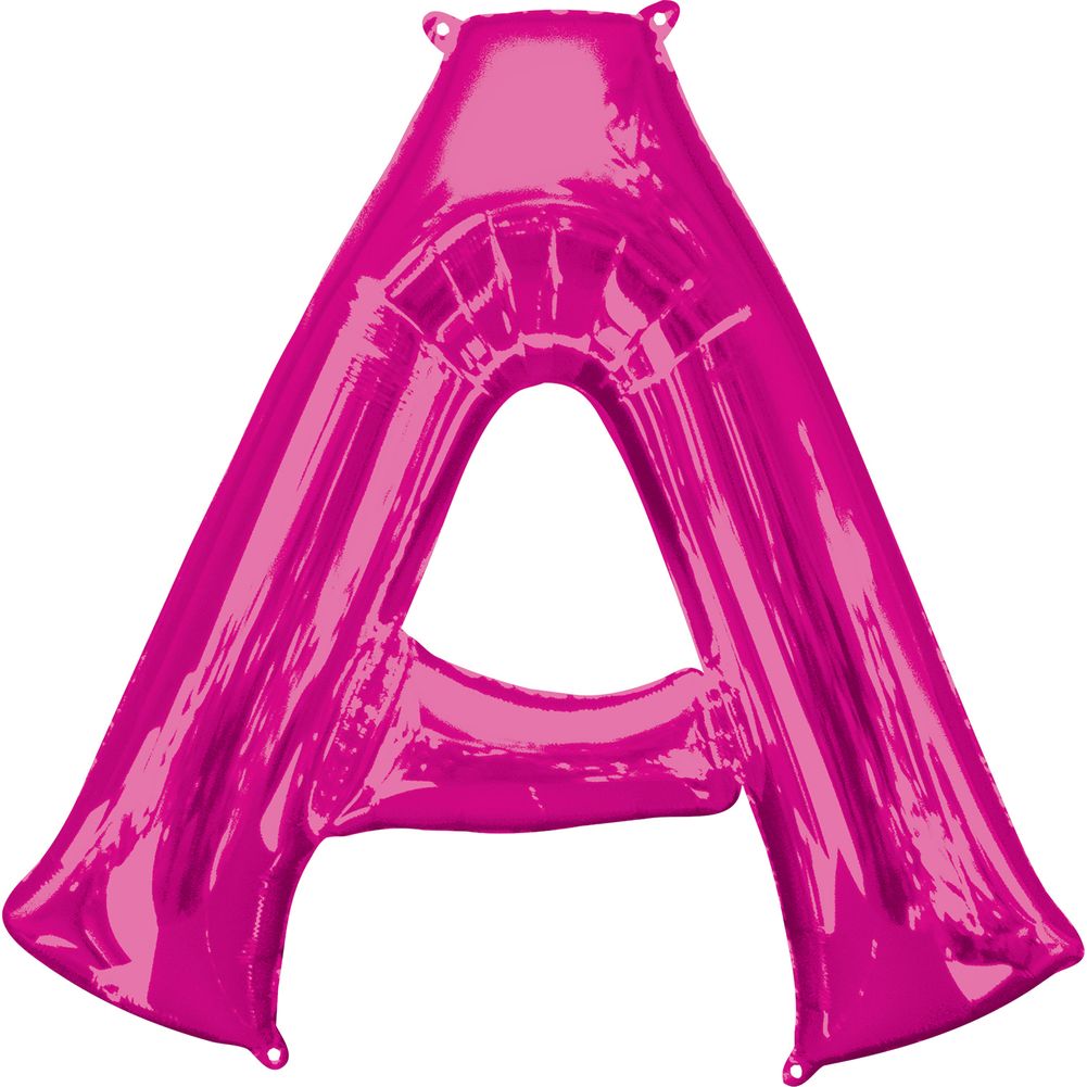 34" LETTER A PINK