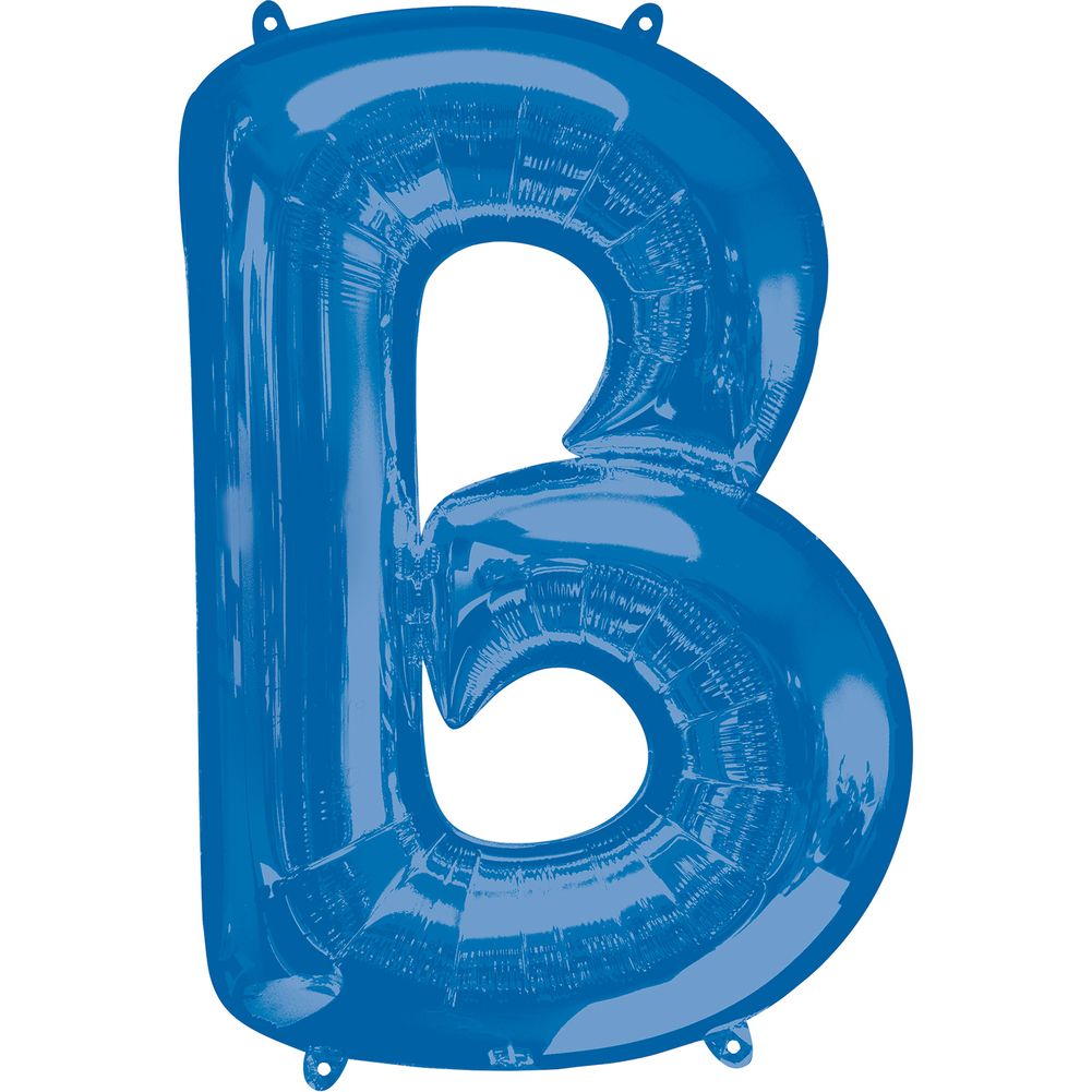 34" LETTER B BLUE