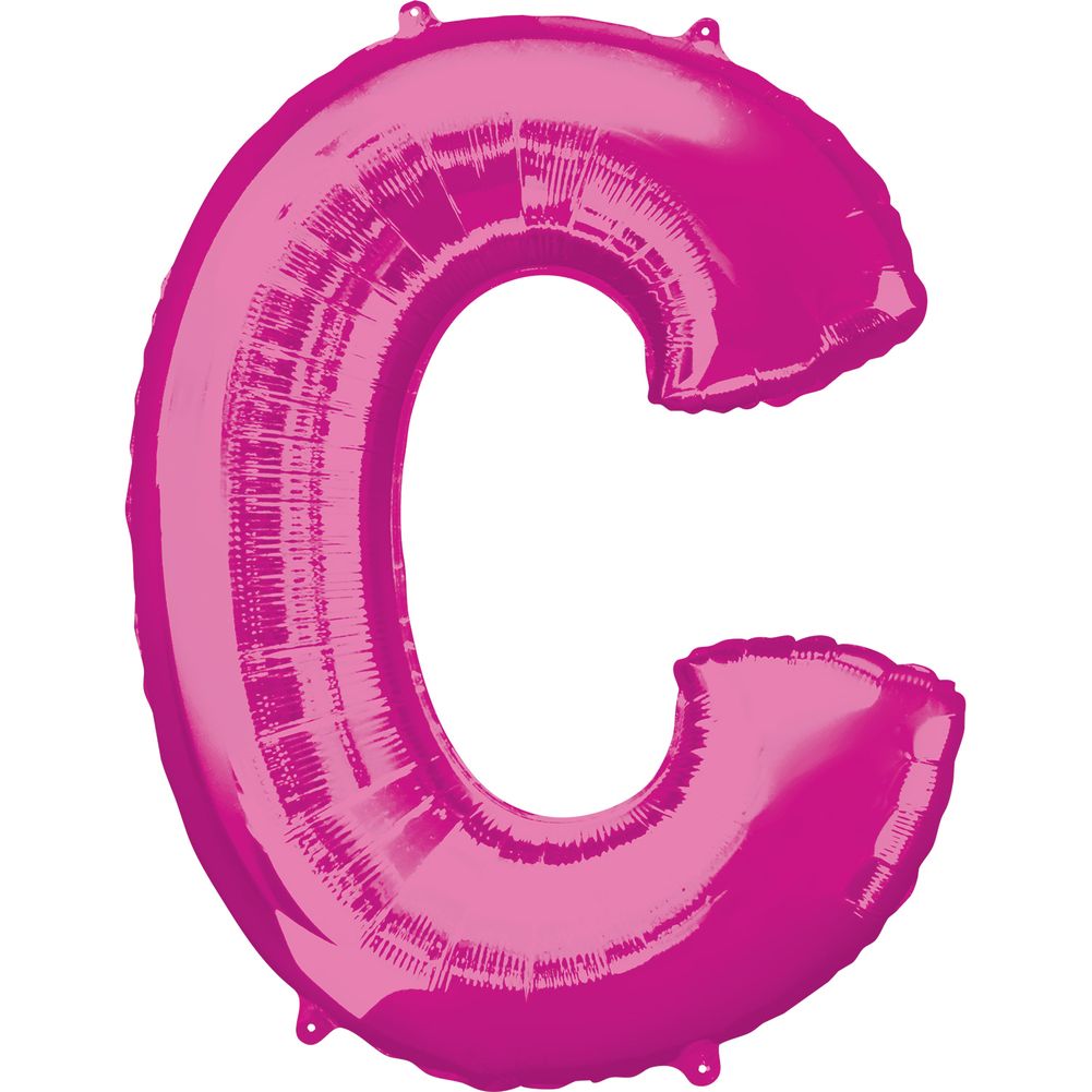 34" LETTER C PINK