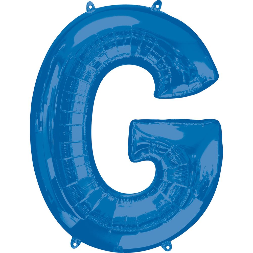 34" LETTER G BLUE