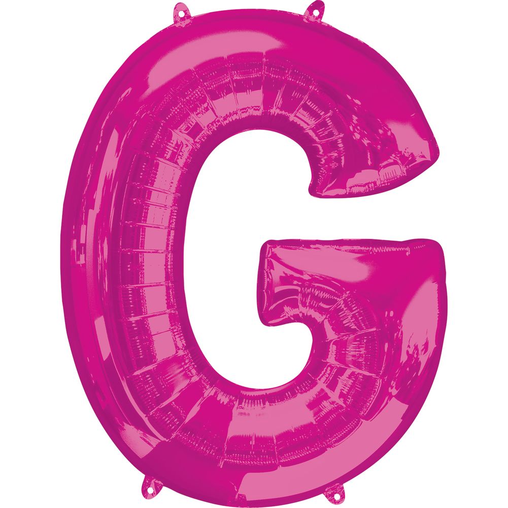 34" LETTER G PINK