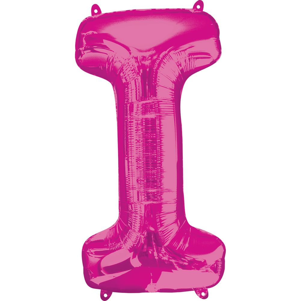 34" LETTER I PINK