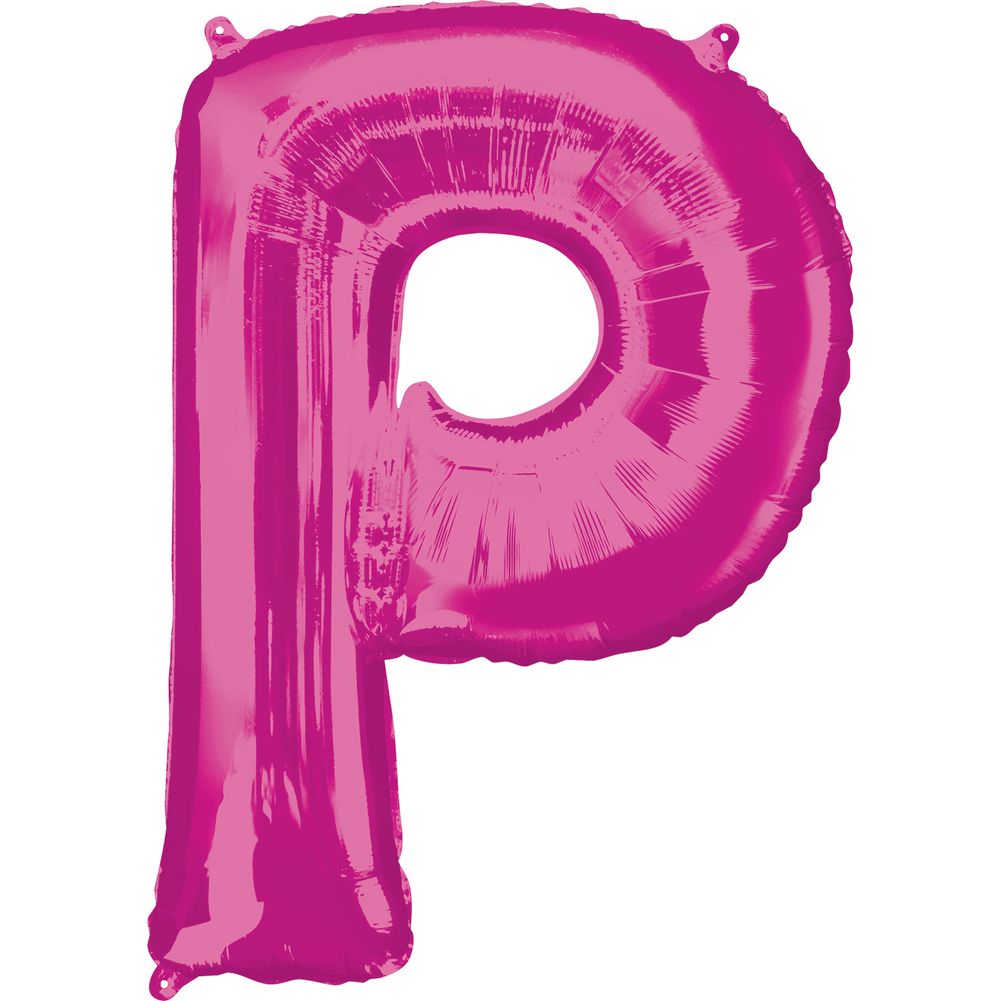 34" LETTER P PINK