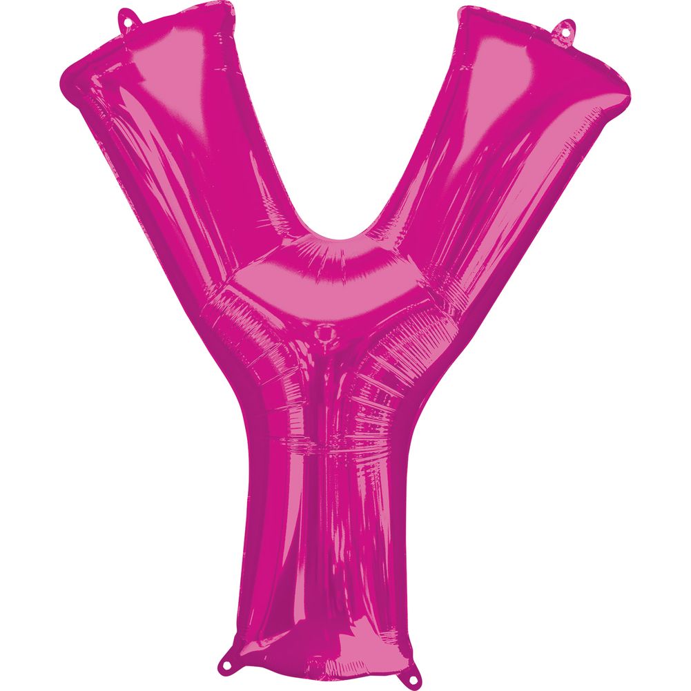 34" LETTER Y PINK