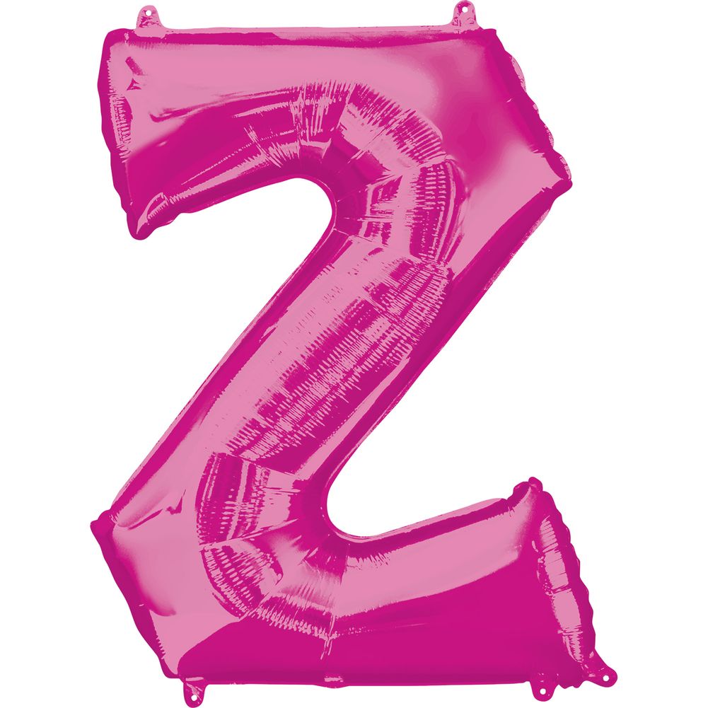 34" LETTER Z PINK