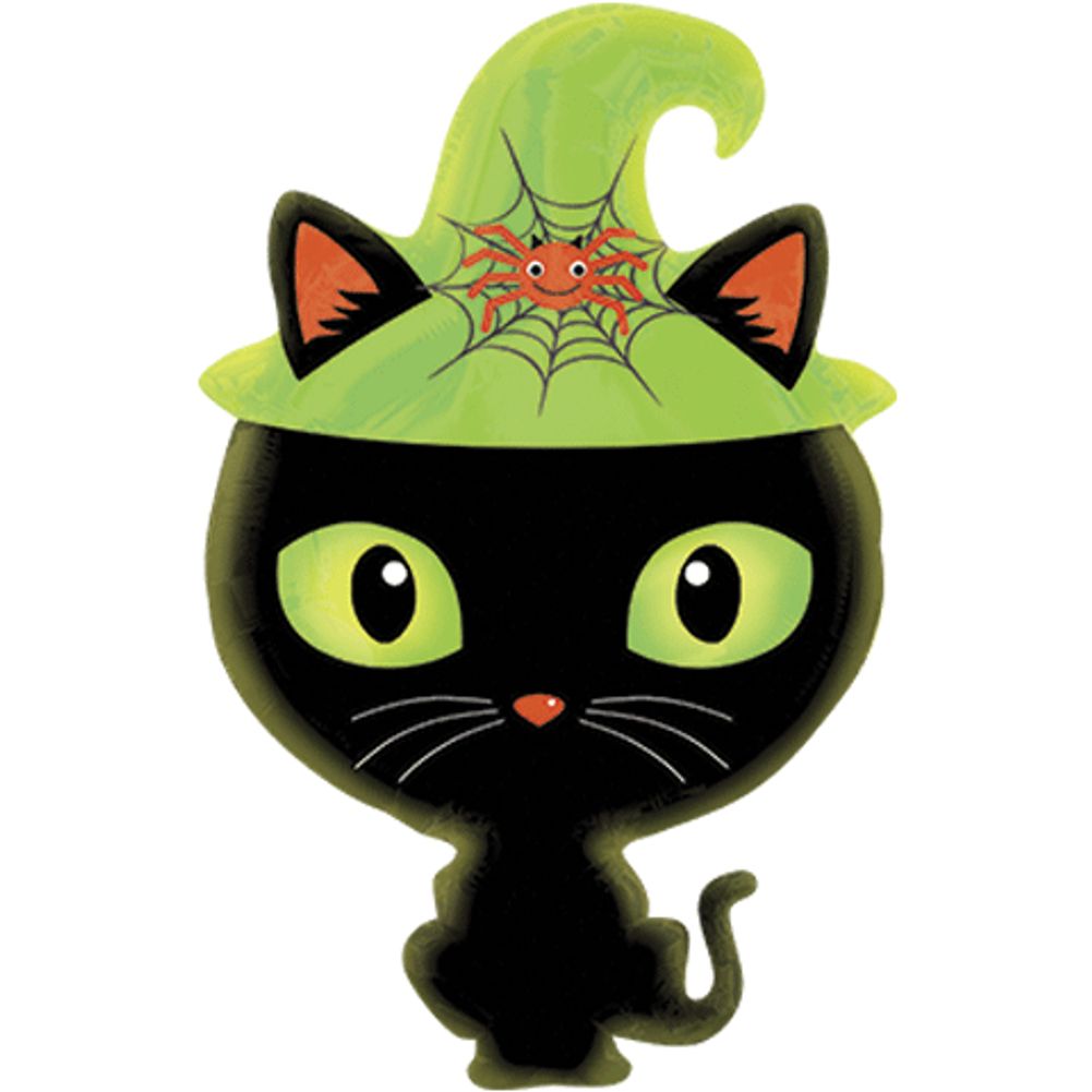 18" BLACK KITTY JUNIOR SHAPE
