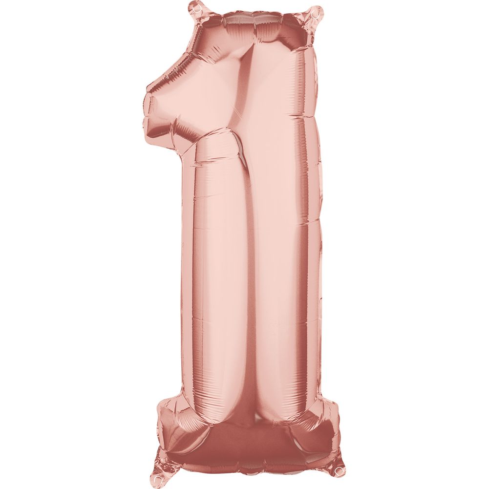 26" NUMBER 1 ROSE GOLD