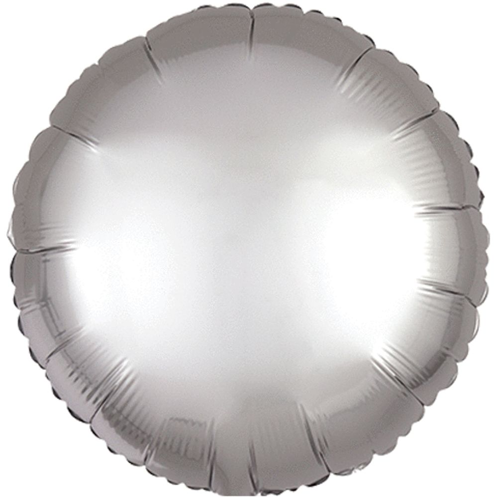 18" PLATINUM ROUND SATIN LUXE HX