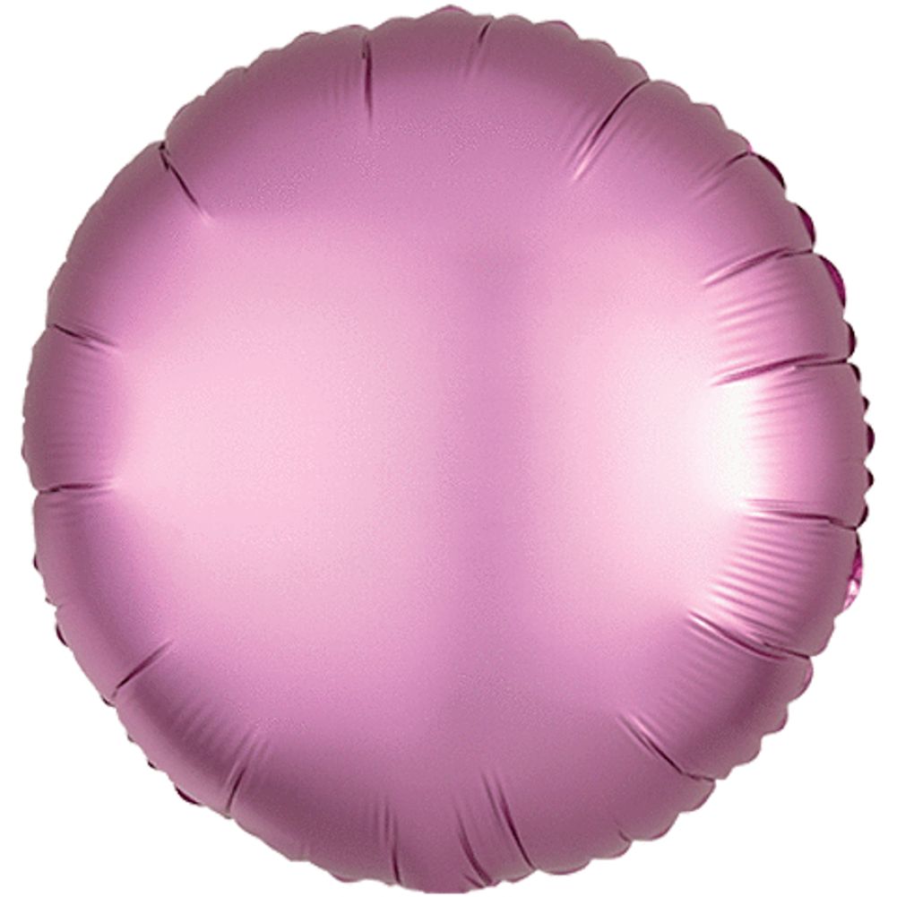 18" Flamingo Round Satin Luxe HX