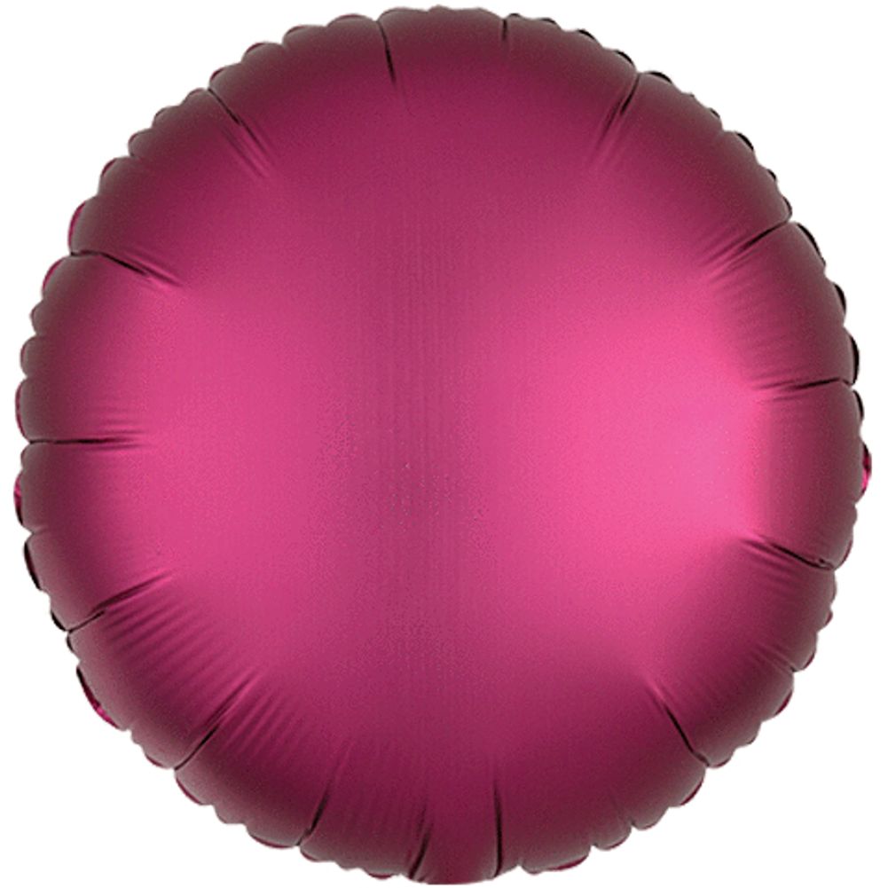 18" Pomegranate Round Satin Luxe HX