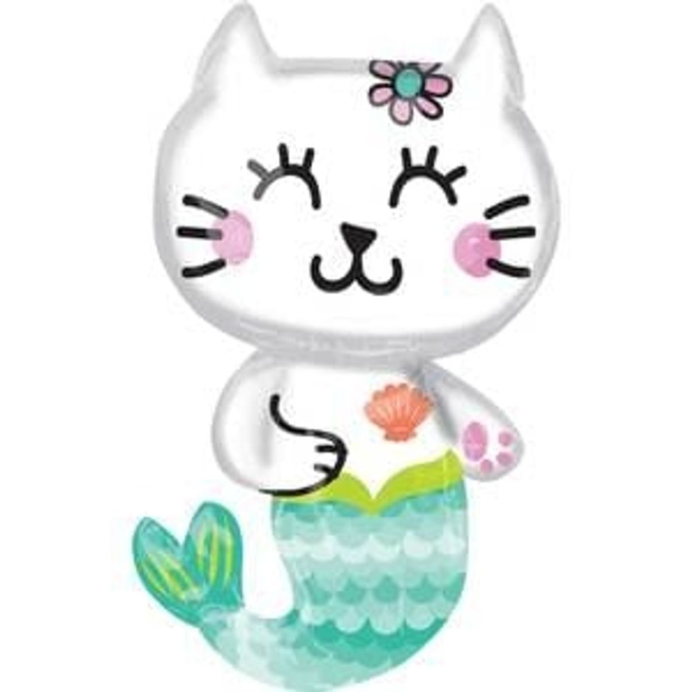 SELFIE CELEBRATION MERMAID CAT SUPER SHAPE