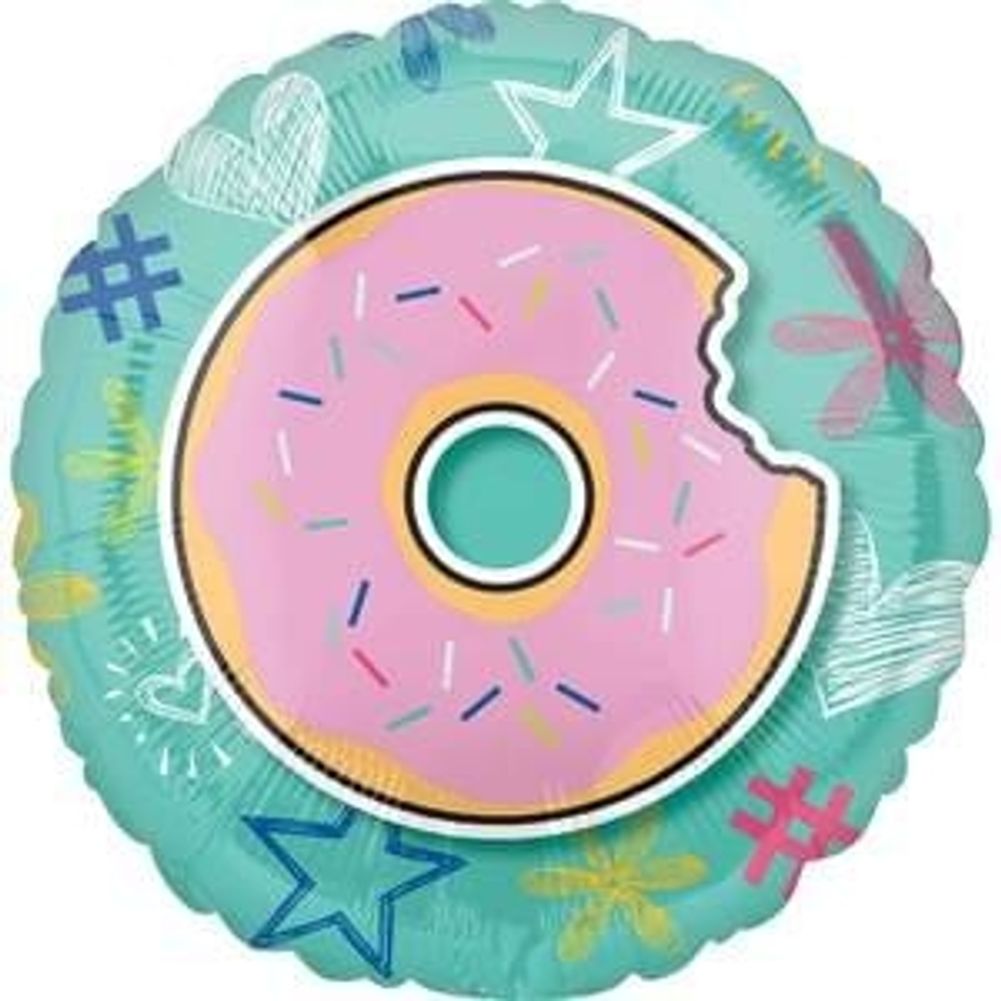 18" SELFIE CELEBRATION DONUT HX