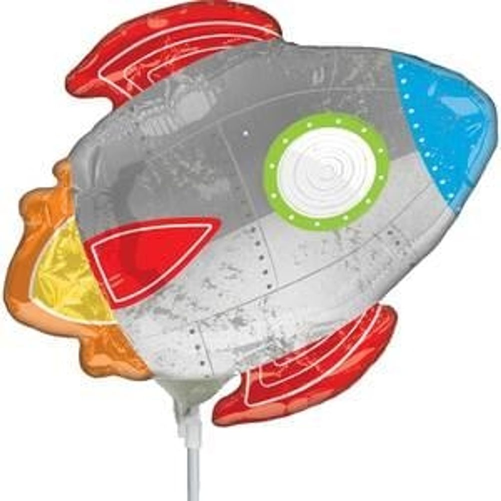 Blast Off Birthday Mini Shape