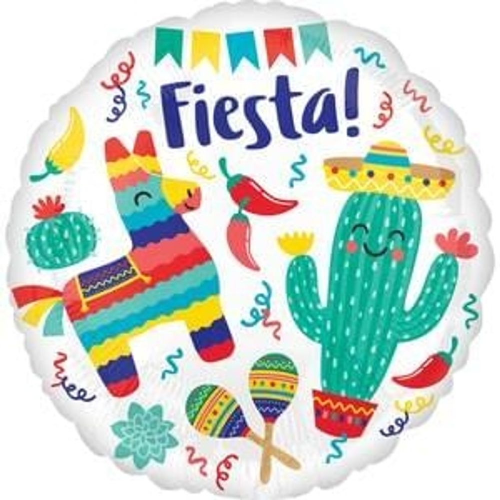 18" Fiesta Party Foil Balloon (1ct)