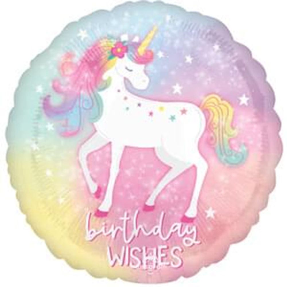 Enchanted Unicorn Foil Balloon, 18"