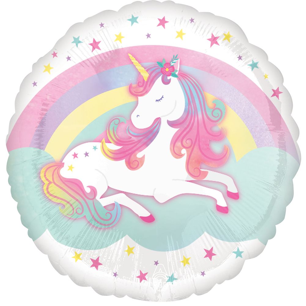 Enchanted Unicorn Foil Balloon, 18"