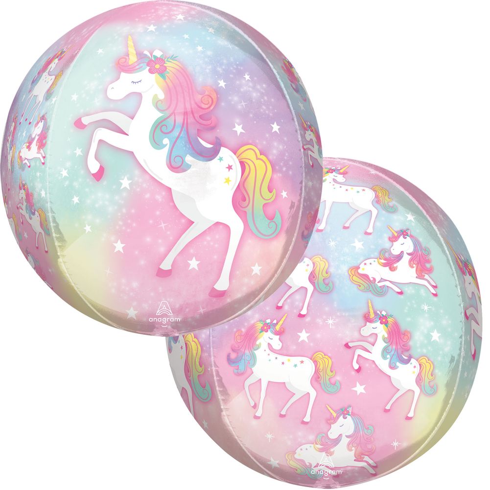 Enchanted Unicorn Plastic Balloon