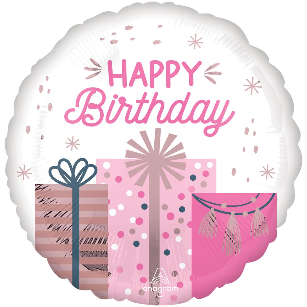 Pastel Birthday 18" Foil Balloon (1ct)