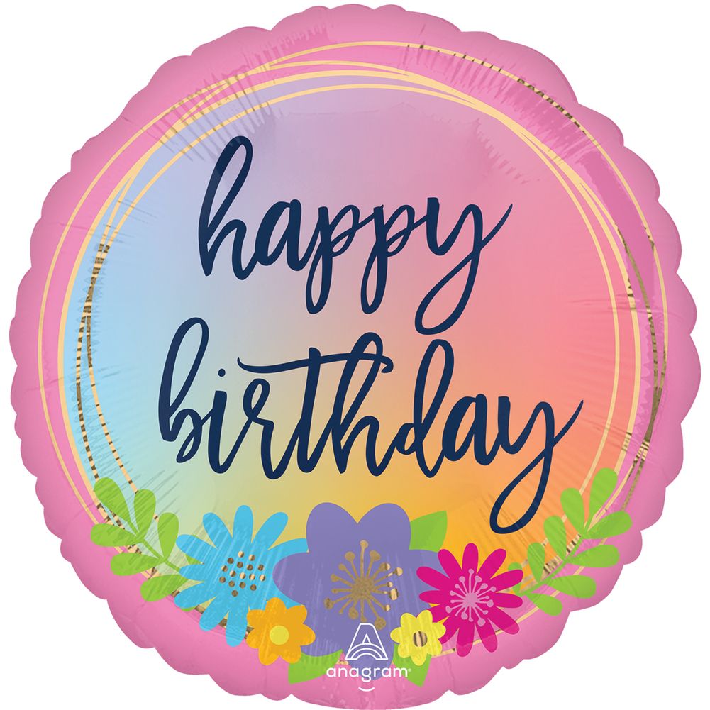 Happy Birthday Bouquet 18" Foil Balloon (1ct)