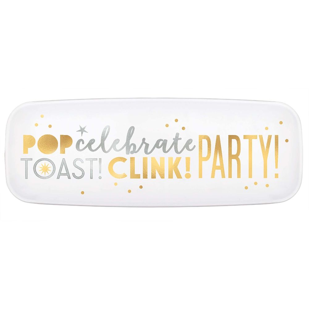 New Year's Long Coupe Platter (1 ct)