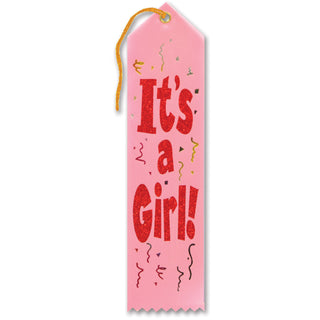 It's A Girl Award Ribbon
