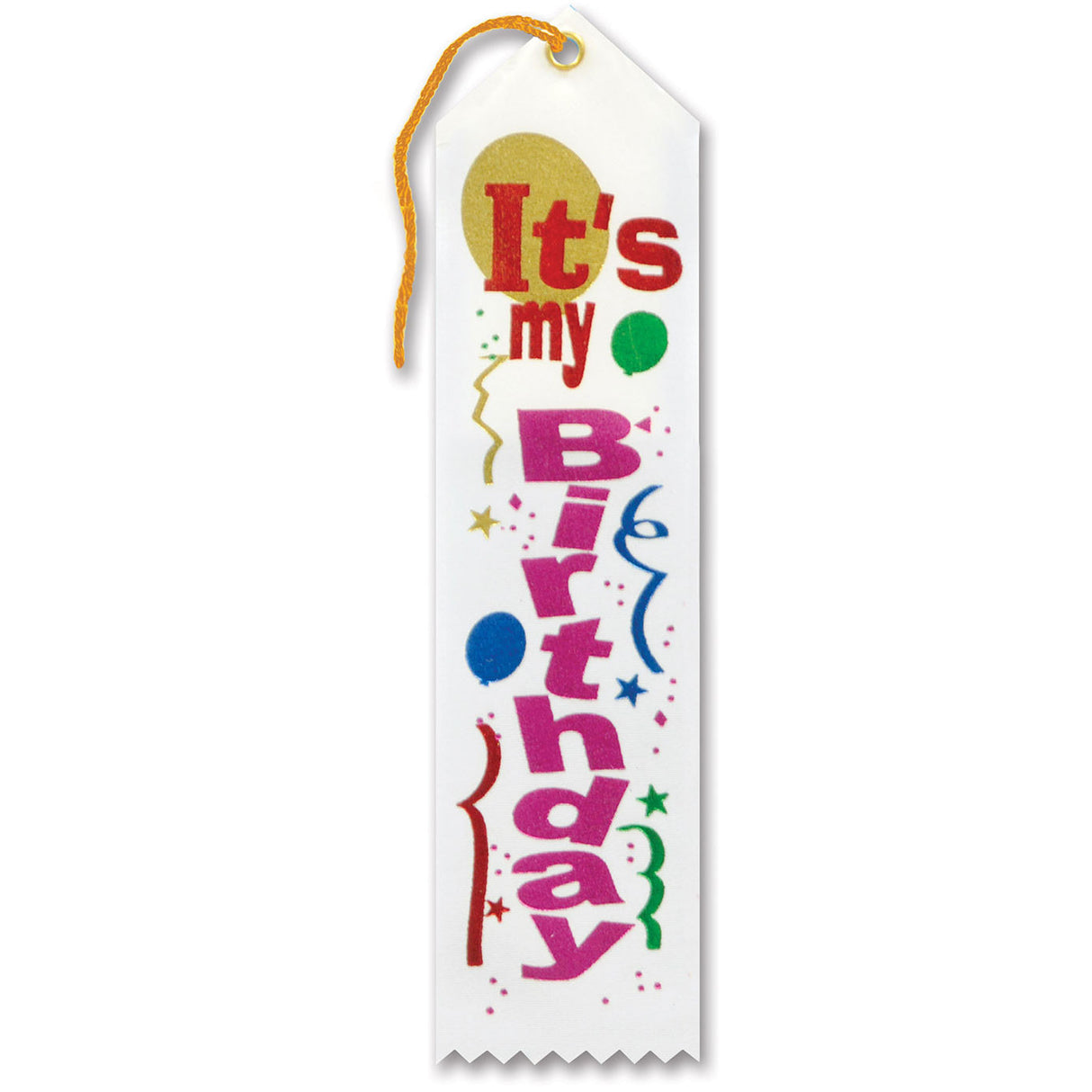 It's My Birthday Award Ribbon