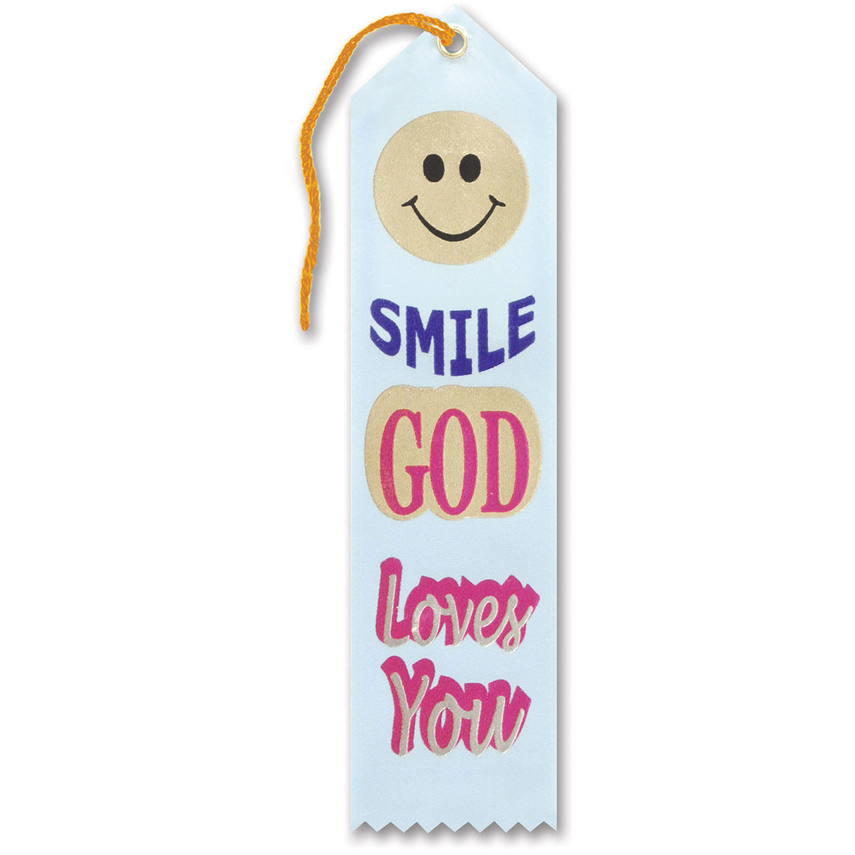 Smile, God Loves You Inspirational Ribbon