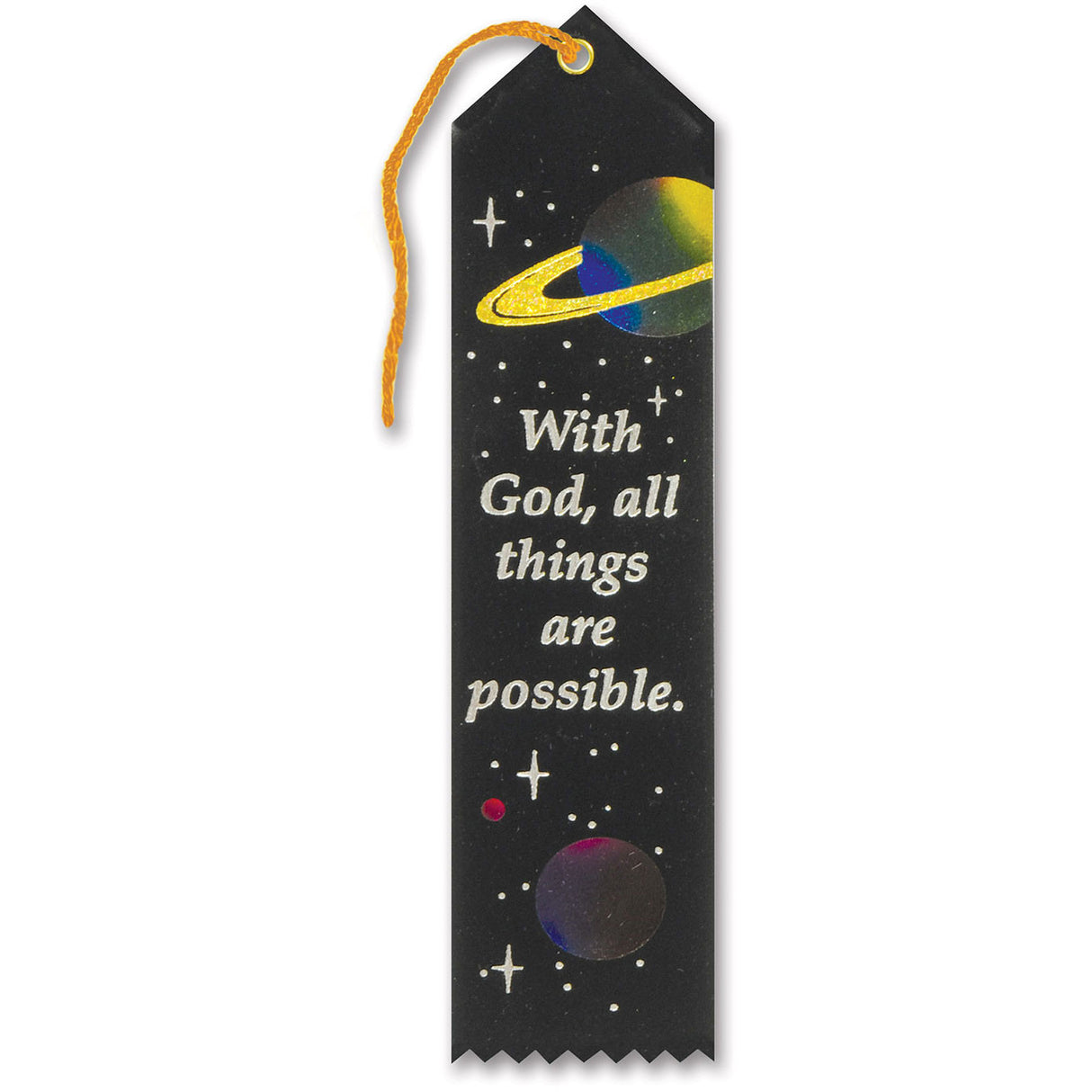 With God, All Things Are Possible Inspirational Ribbon