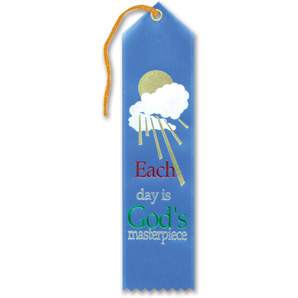 Each Day Is God's Masterpiece Inspirational Ribbon