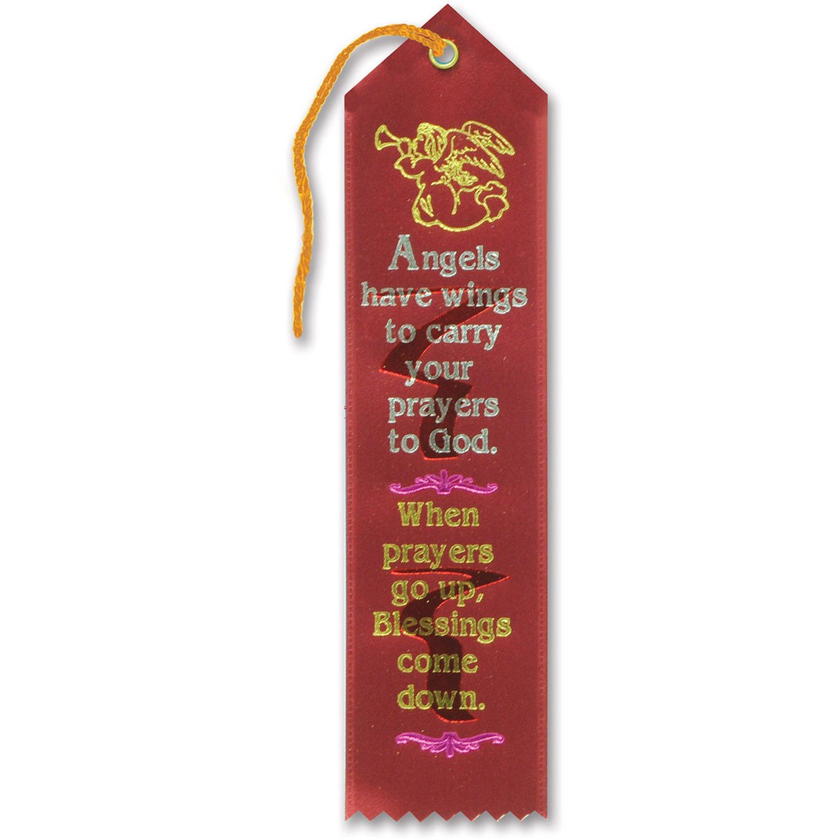 Angels Have Wings Inspirational Ribbon