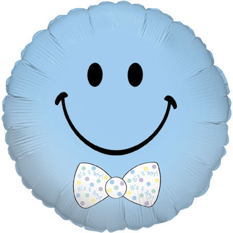 Smiley Baby Boy Micro Balloon (1 ct)