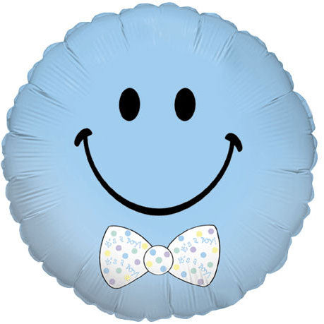 Smiley Baby Boy Mini Balloon (1 ct)