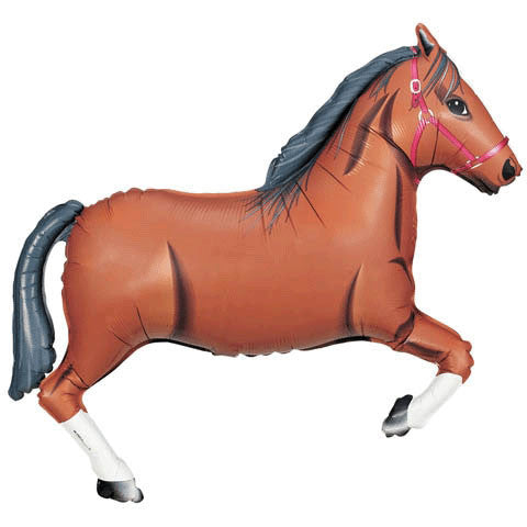 43" Brown Horse Helium Shape