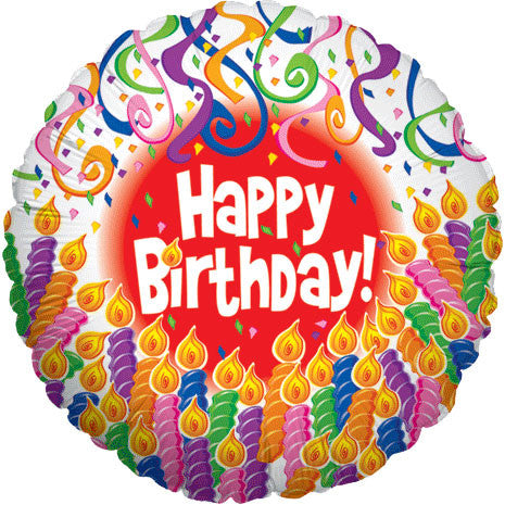 18" Candle Birthday Balloon (1 ct)