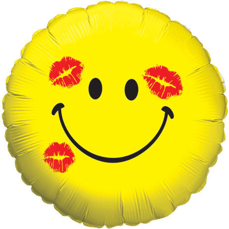 18" Smiley Kiss Yellow