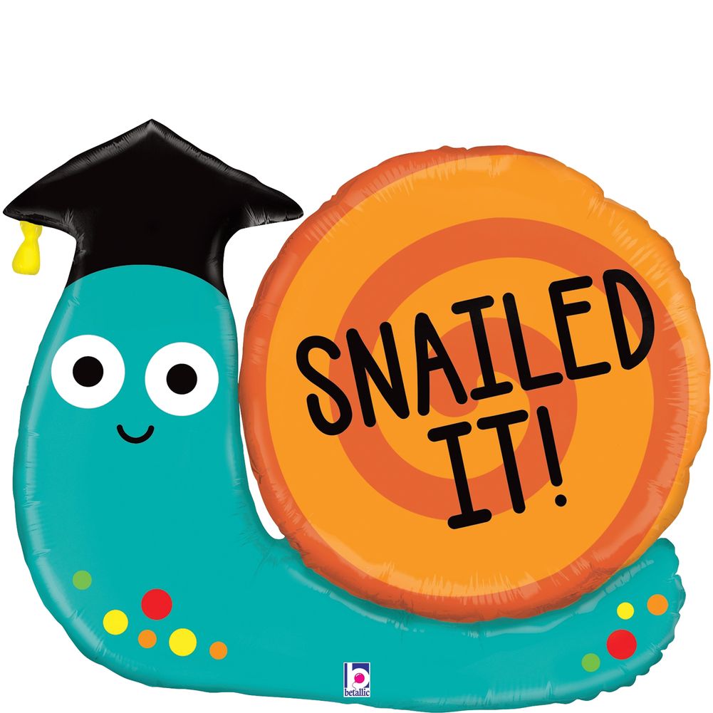 35" Snailed It Graduation Shape