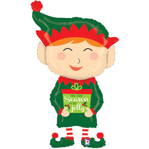 43" HOLIDAY ELF HELIUM SHAPE