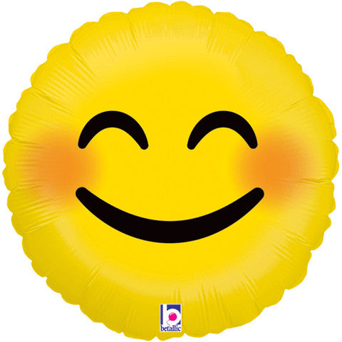 18" Emoji Smiley Foil Balloon
