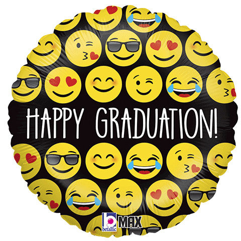 18" EMOJI GRADUATION