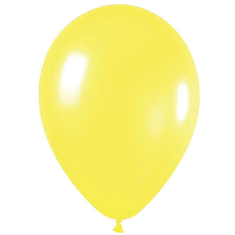 Sempertex 5" Fashion Yellow Latex Balloons (100ct)