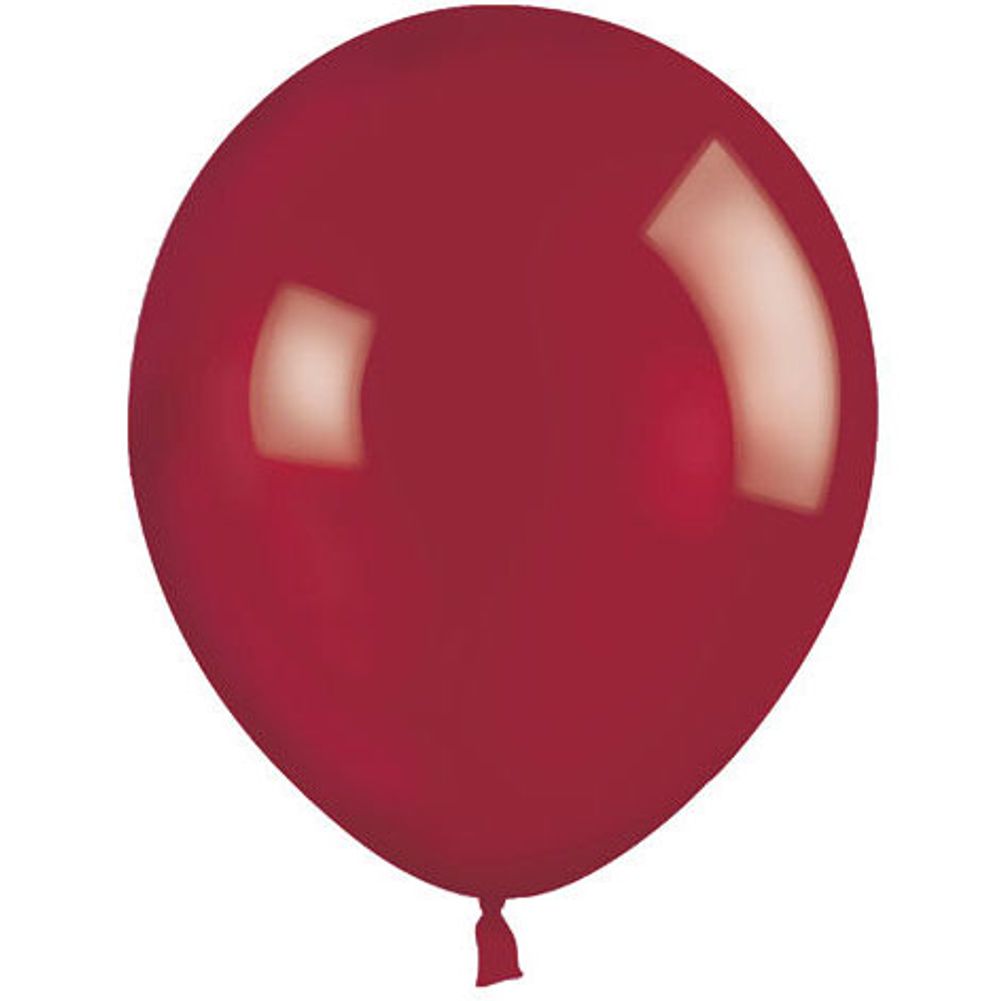 Sempertex 11" Crystal Burgundy Latex Balloons (100ct)