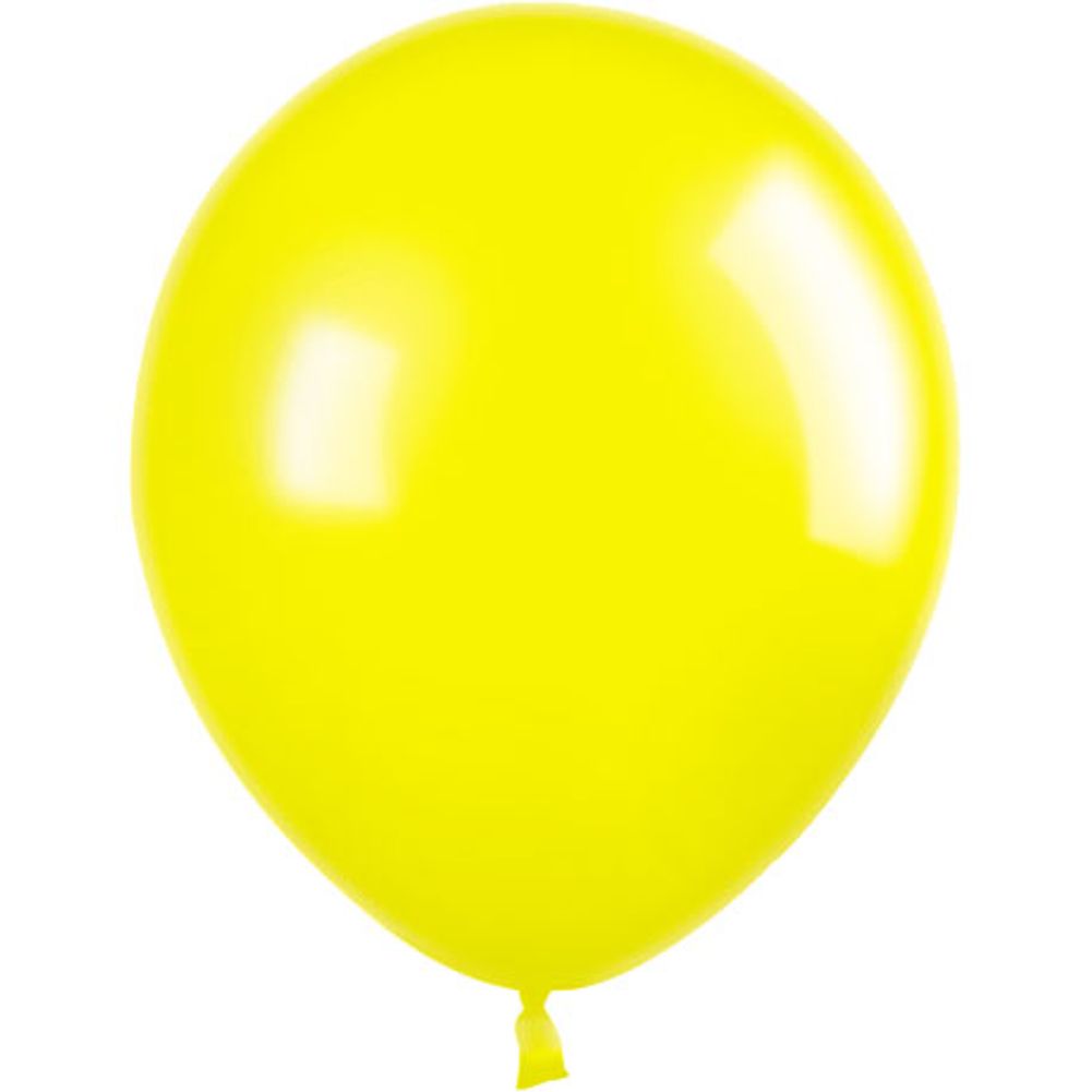 Sempertex 11" Neon Yellow Latex Balloons (100ct)